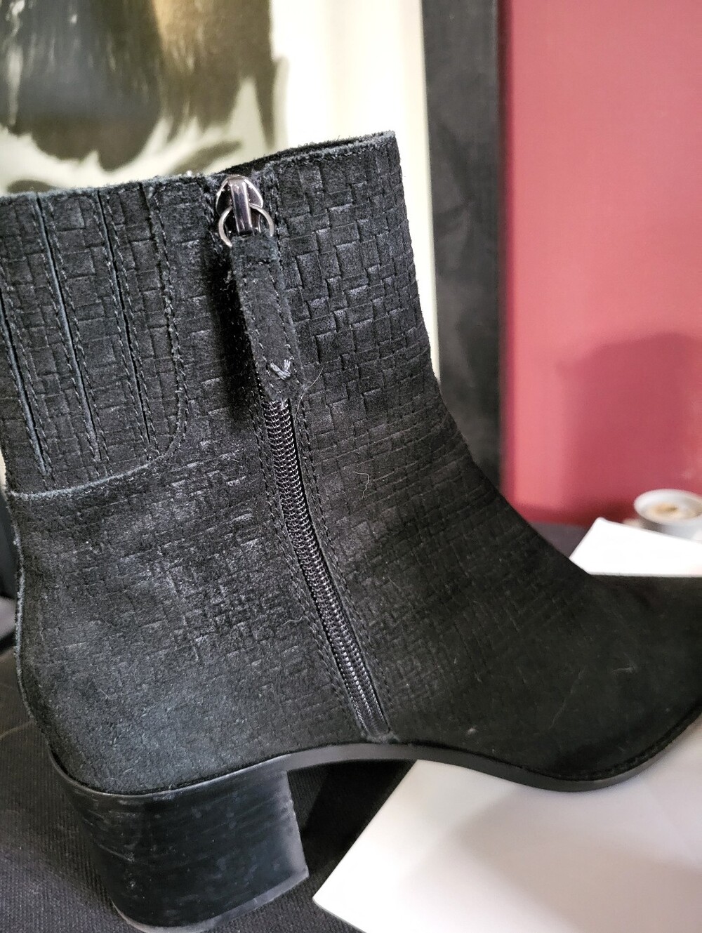 Kelsi Dagger Mid-Height Ankle Boots Island Black - SZ 9.5 - Picture 5 of 8